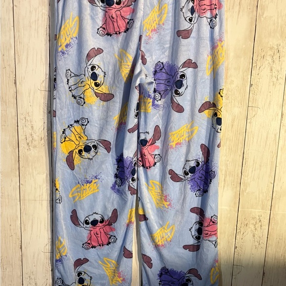 Disney Stitch Pajama Pants - Blue and Yellow - Picture 3 of 3